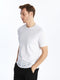 Crew Neck Short Sleeve Combed Cotton Men's T-shirt